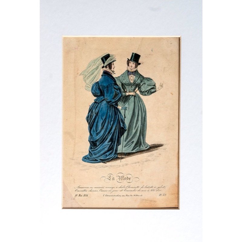 法国百年时尚插图 - 复辟风格 03 - 版画挂画 - 海报/装饰画/版画 - 纸 