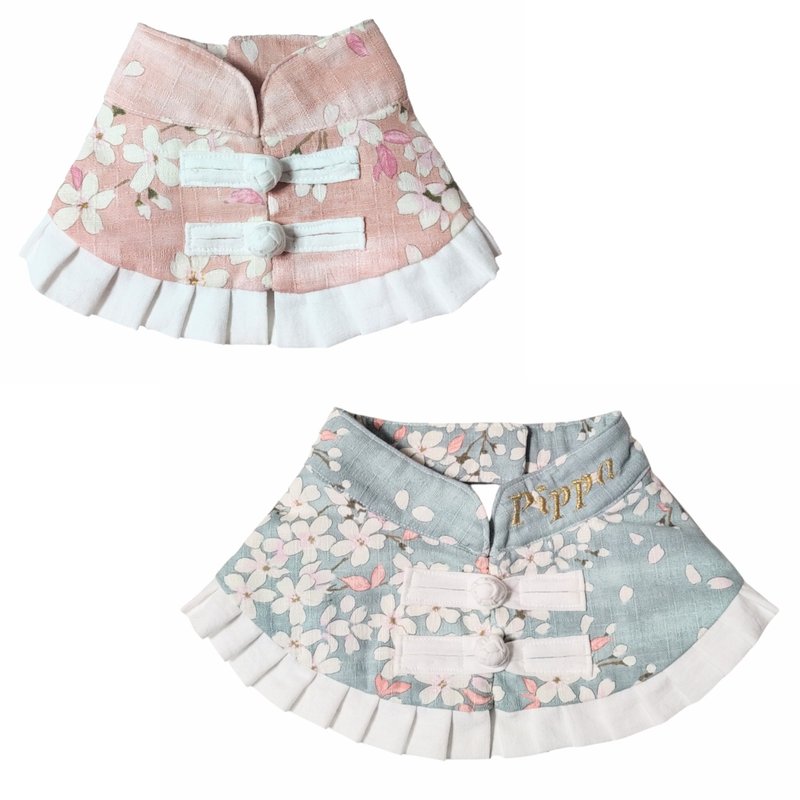 旗袍领 - 樱花 (2色) - 衣/帽 - 棉．麻 多色