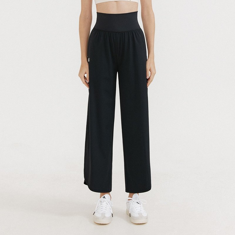 Front2line 凉感机能直筒裤 各类运动适用 黑色 - 女装瑜珈服 - 聚酯纤维 黑色