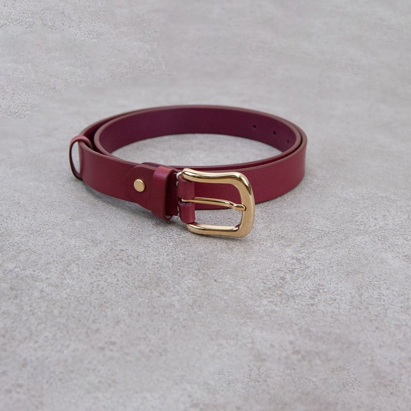 真皮皮带 belt 意大利皮革 腰带 30mm 女用皮带 烫金 礼物 - 皮带/腰带 - 真皮 多色