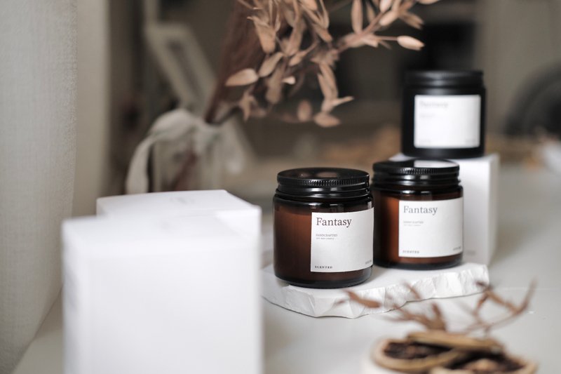 Fantasy梵特希 香氛蜡烛 台湾制造 100G 百分百大豆蜡 香氛蜡烛 - 蜡烛/烛台 - 其他材质 