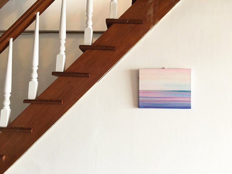 海洋绘画 宁静漂浮2 - 订制画像 - 棉．麻 多色