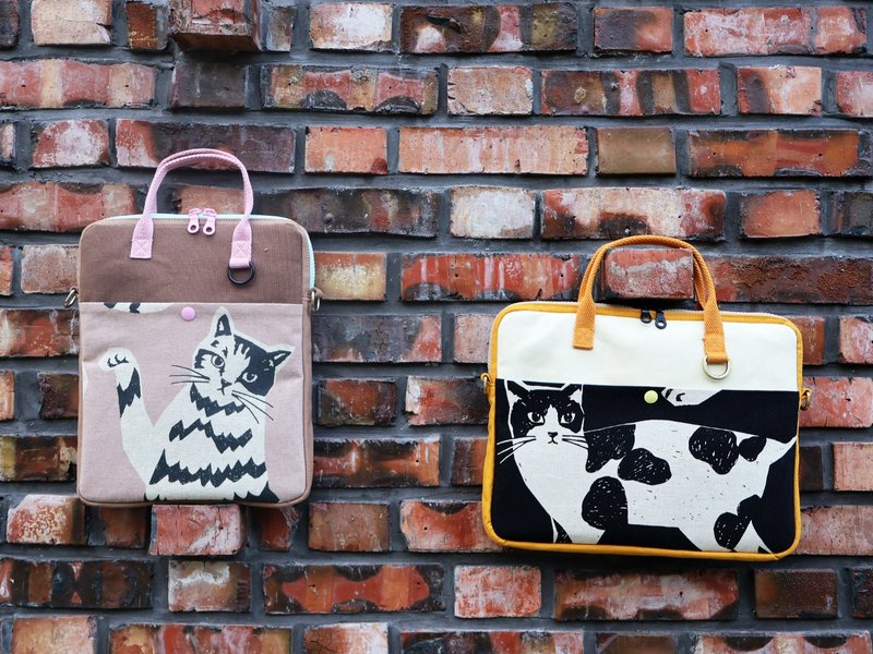 iPad bag 平板包 笔电包 电子阅读器收纳袋 可定制化自选布料 - 电脑包 - 棉．麻 多色