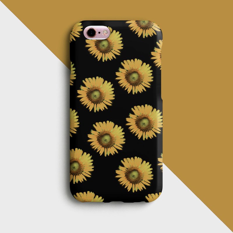 Sunflower Phone case - 平板/电脑保护壳 - 塑料 咖啡色