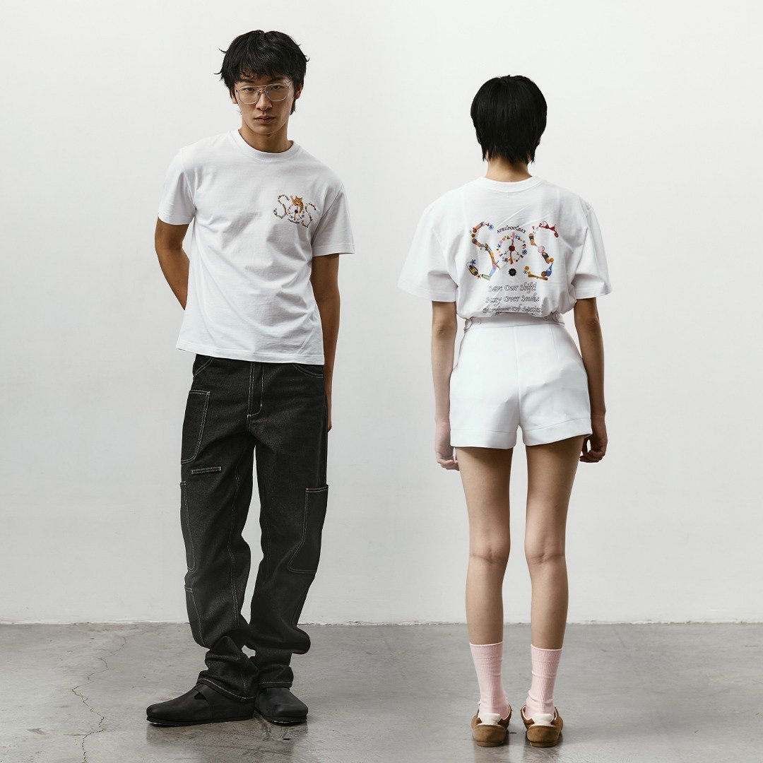 Aprilpoolday / APRIL BASIC T 恤 - 女装 T 恤 - 其他材质 多色