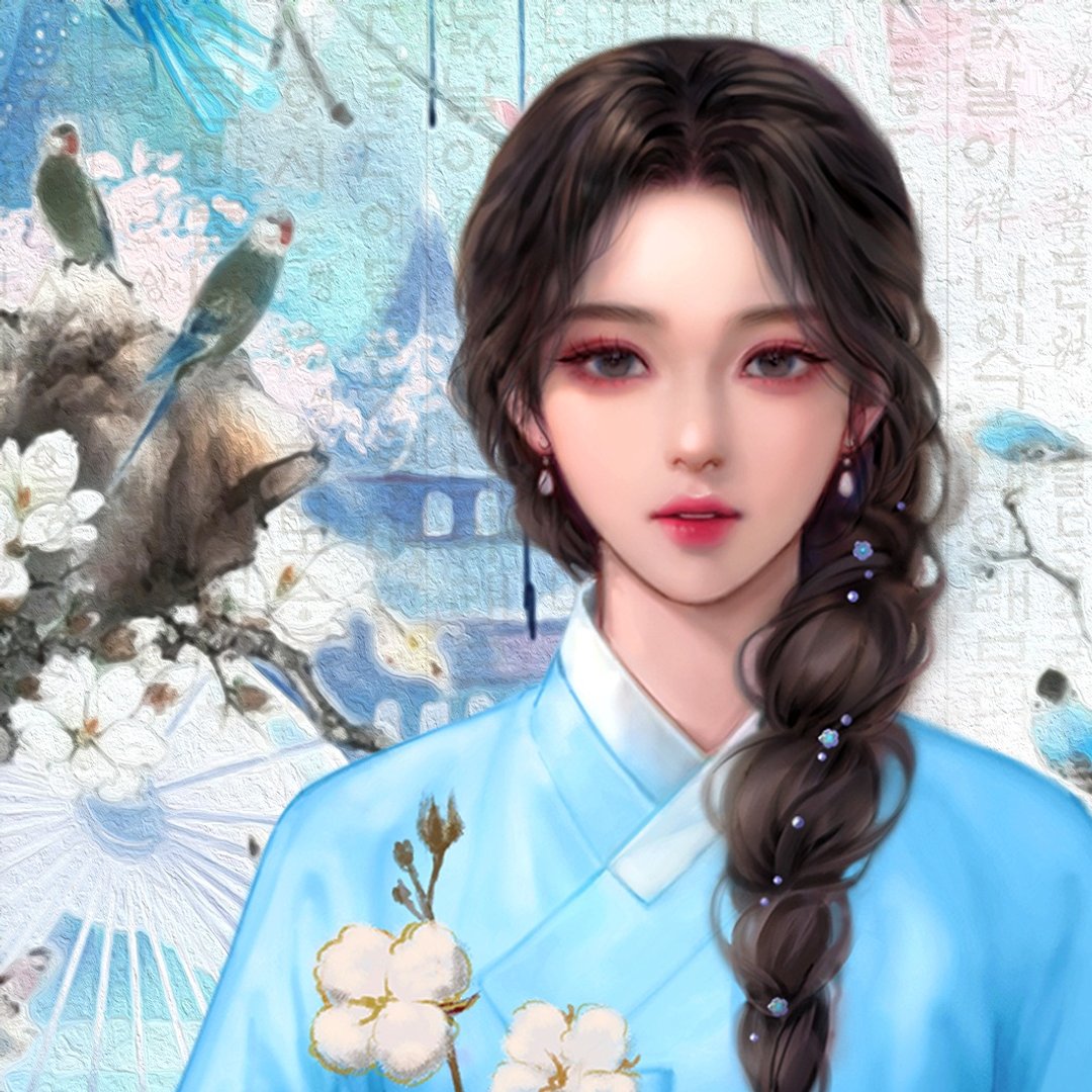 (花)惠媛 (5Color) - 贴纸 - 纸 