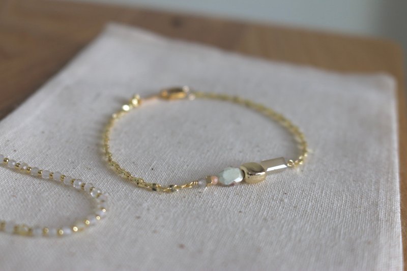 手链 水晶 文化石 - 几何 - - 手链/手环 - 半宝石 黄色