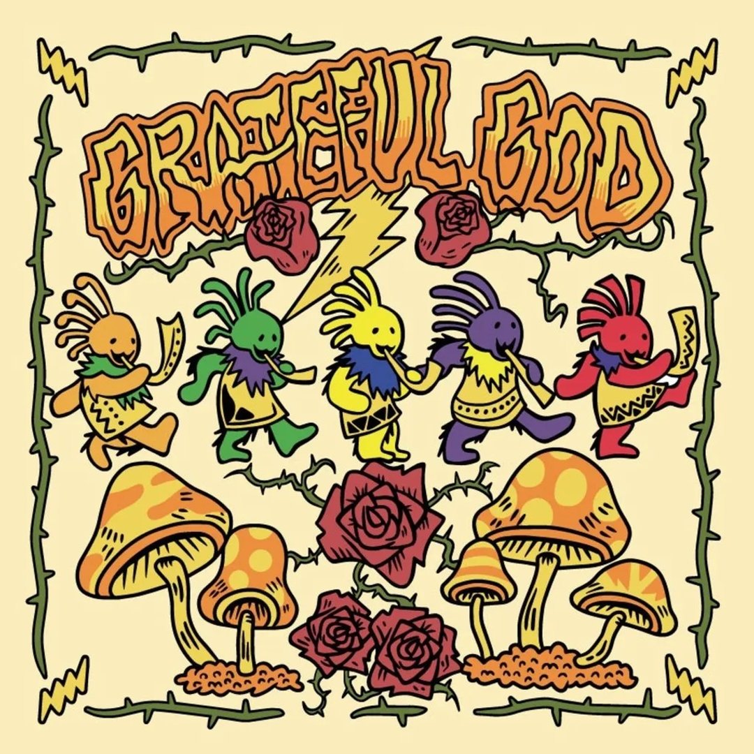 【限量现货】Grateful GOD  KOKOPELLI迷幻灵魂手帕,手巾,送礼 - 皮夹/钱包 - 其他材质 