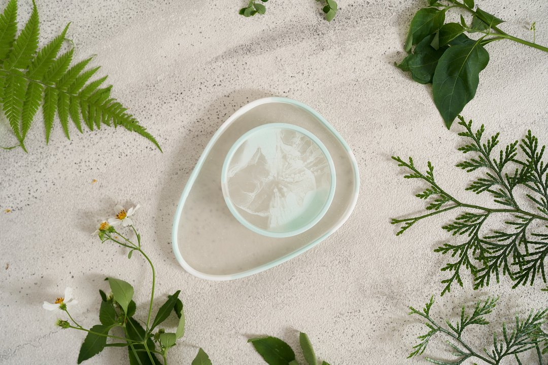 33Creations 钻瓷树脂 | 卡乐盘 | Mint - 摆饰 - 树脂 白色
