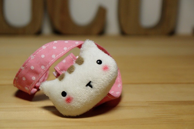 Bucute奶嘴夹扣子/绳子(香草奶嘴用)/宝宝专用/手工制作/弥月礼物 - 围嘴/口水巾 - 其他材质 多色