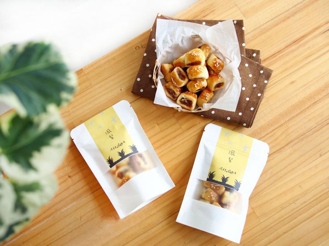 咕噜 ゴロゴロ 凤梨田系列  一口酥-凤梨 2罐礼盒装 下午茶点 - 蛋糕/甜点 - 新鲜食材 黄色