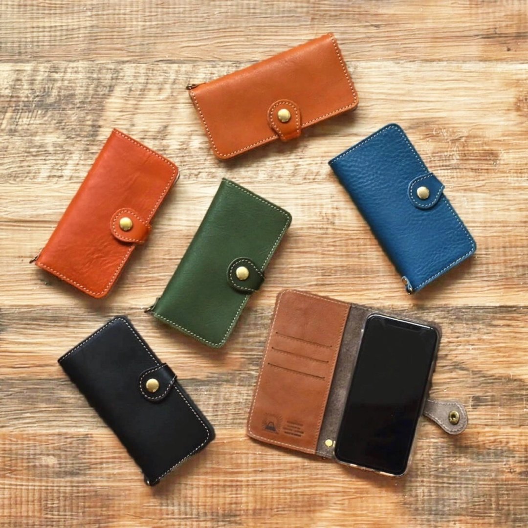 日本制 马皮革 名片夹 真皮 business card case - 名片夹/名片盒 - 真皮 多色