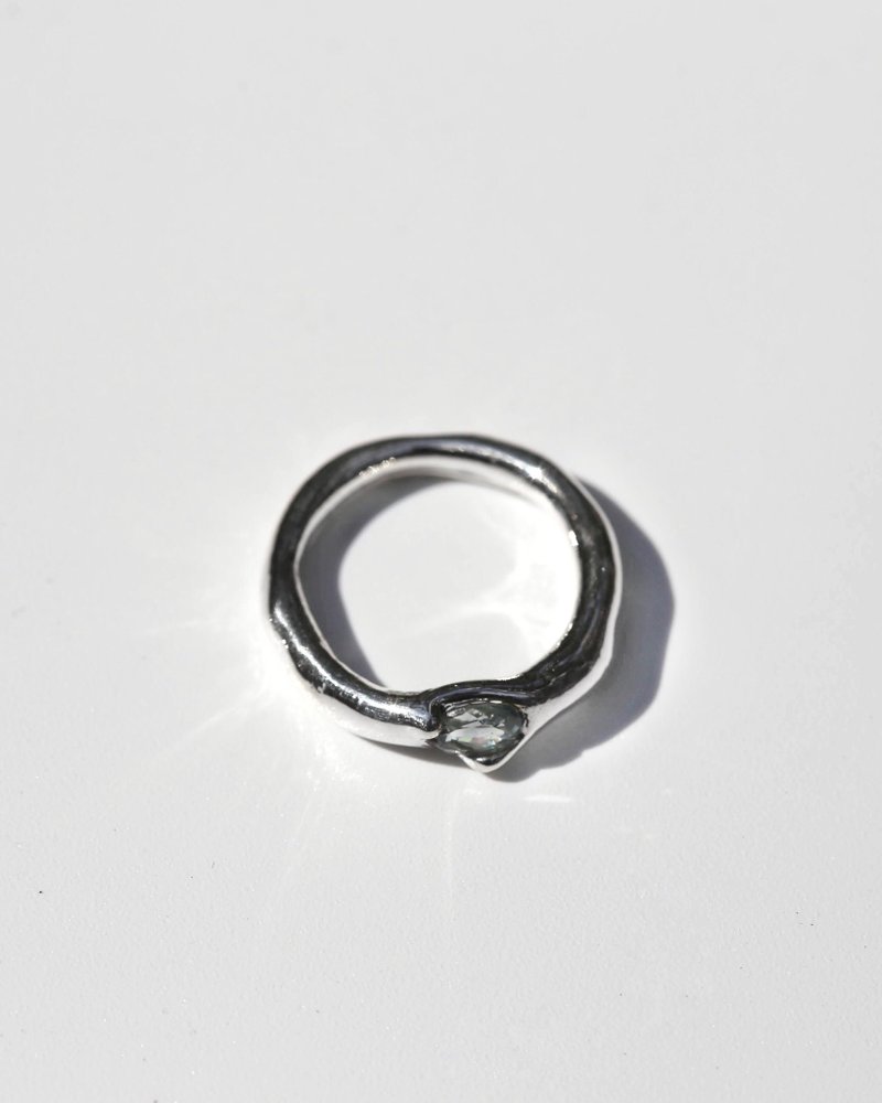 Flow jewel ring 流动宝石 戒指 - 戒指 - 纯银 多色