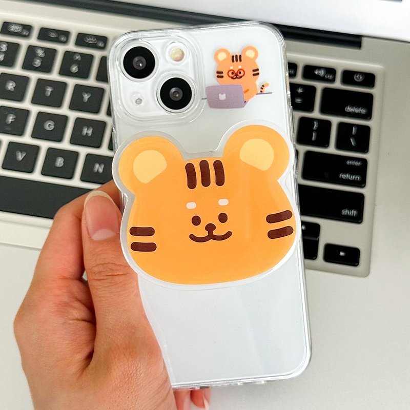 Tiger iPhone16/15/14/13/12/11保护壳压克力压克力tok套装 - 手机壳/手机套 - 塑料 多色