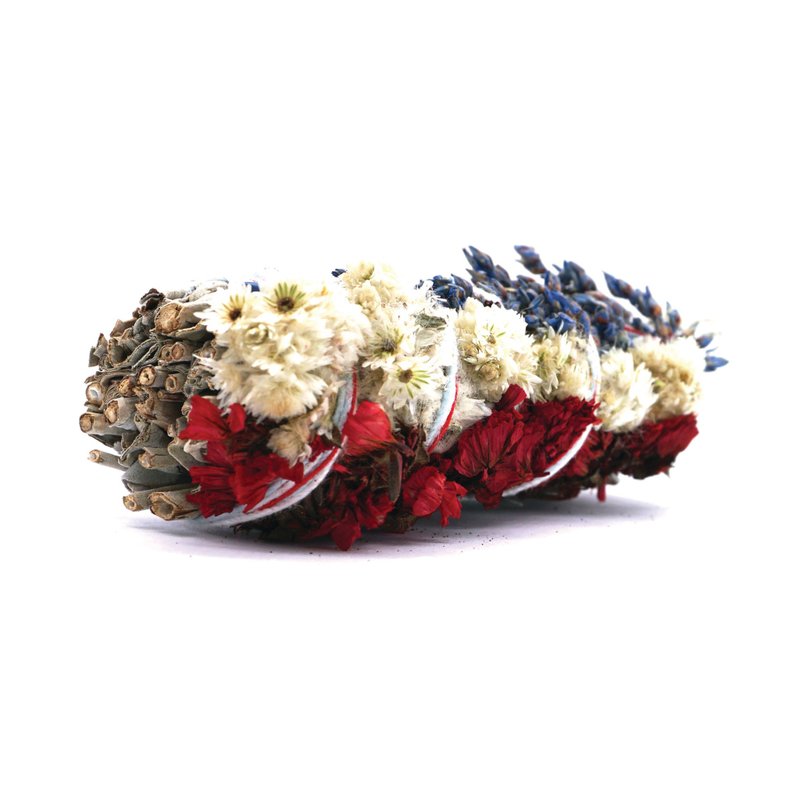 Faiza Naturals 加洲三花配白鼠尾草烟薰棒 4寸 真空包装 - 香薰/精油/线香 - 植物．花 绿色