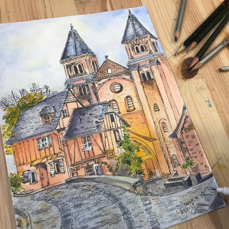 入门速写插画课程 - 插画/绘画/写字 - 纸 