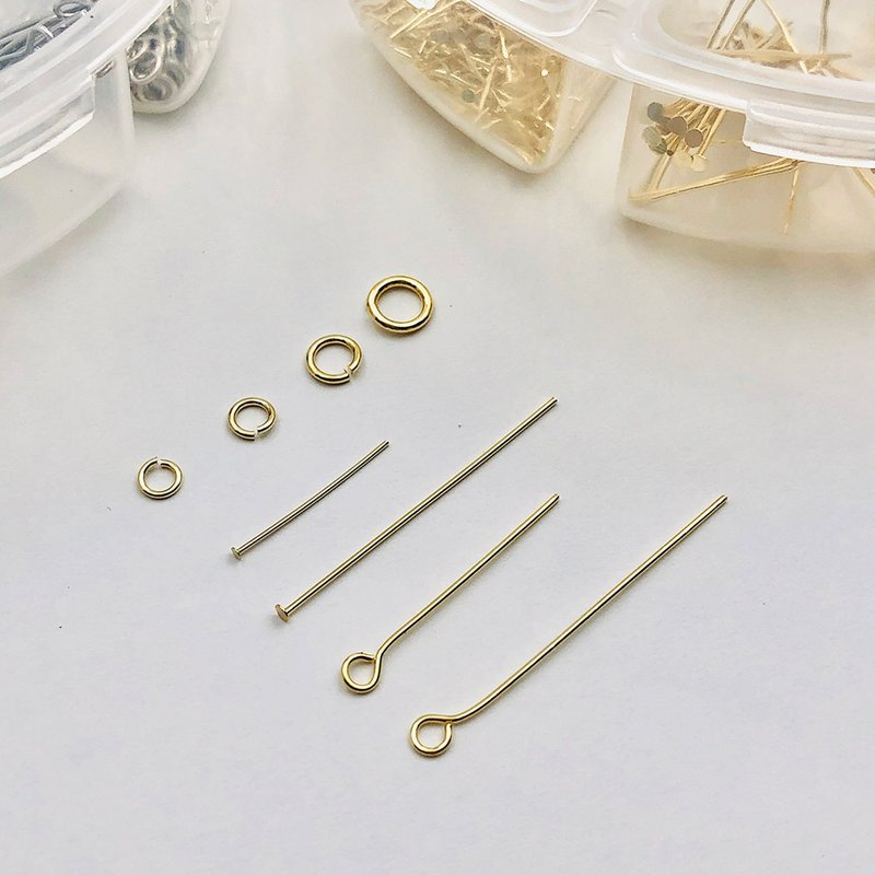 综合基础金件组(C圈/T针/9针) - 零件/散装材料/工具 - 其他金属 金色