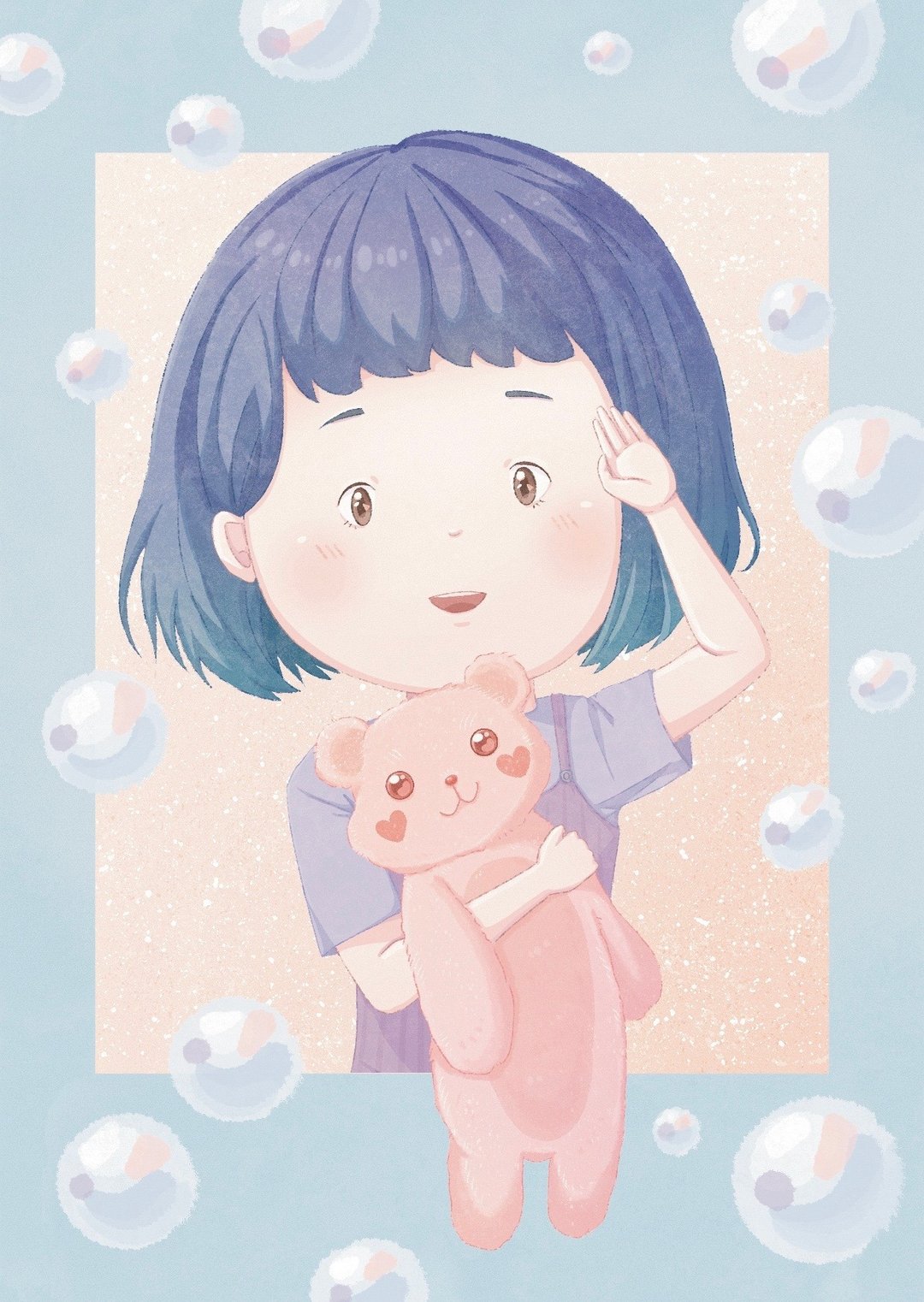 【人像绘】似颜绘电子档 定制化 个人/情侣/朋友 - 电子手绘真人画像/绘画/插画 - 其他材质 