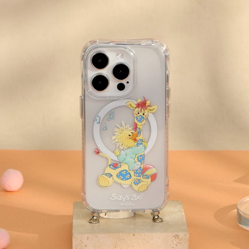 Suzy's Zoo睡前抱抱冰川抗黄防摔MagSafe iPhone绳挂手机壳 - 手机壳/手机套 - 塑料 透明
