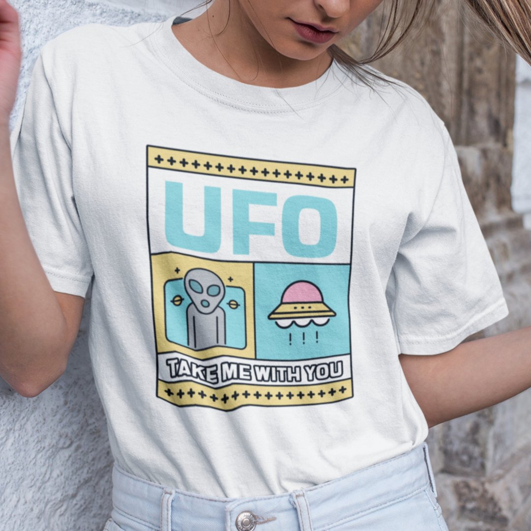 UFO T 恤 - 男装衬衫 - 棉 多色