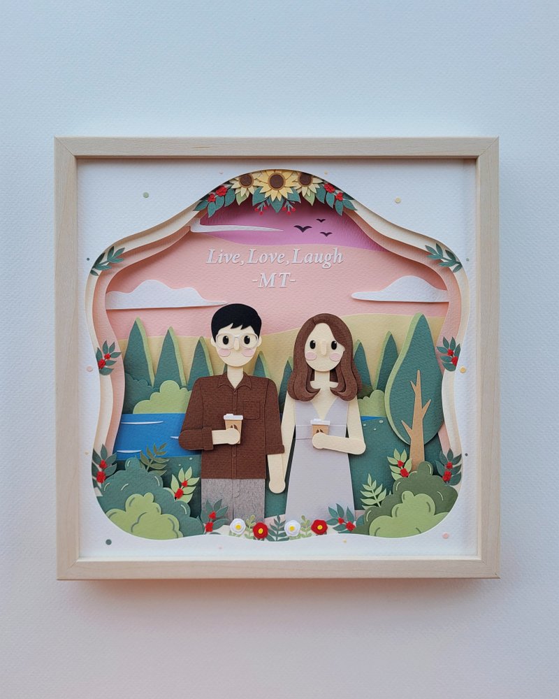 纸相框（特殊型）：婚礼当天主题 - 画框/相框 - 纸 