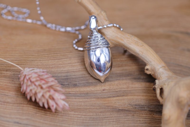 925纯银 希望种子-坠饰系列 - 项链 - 其他金属 银色