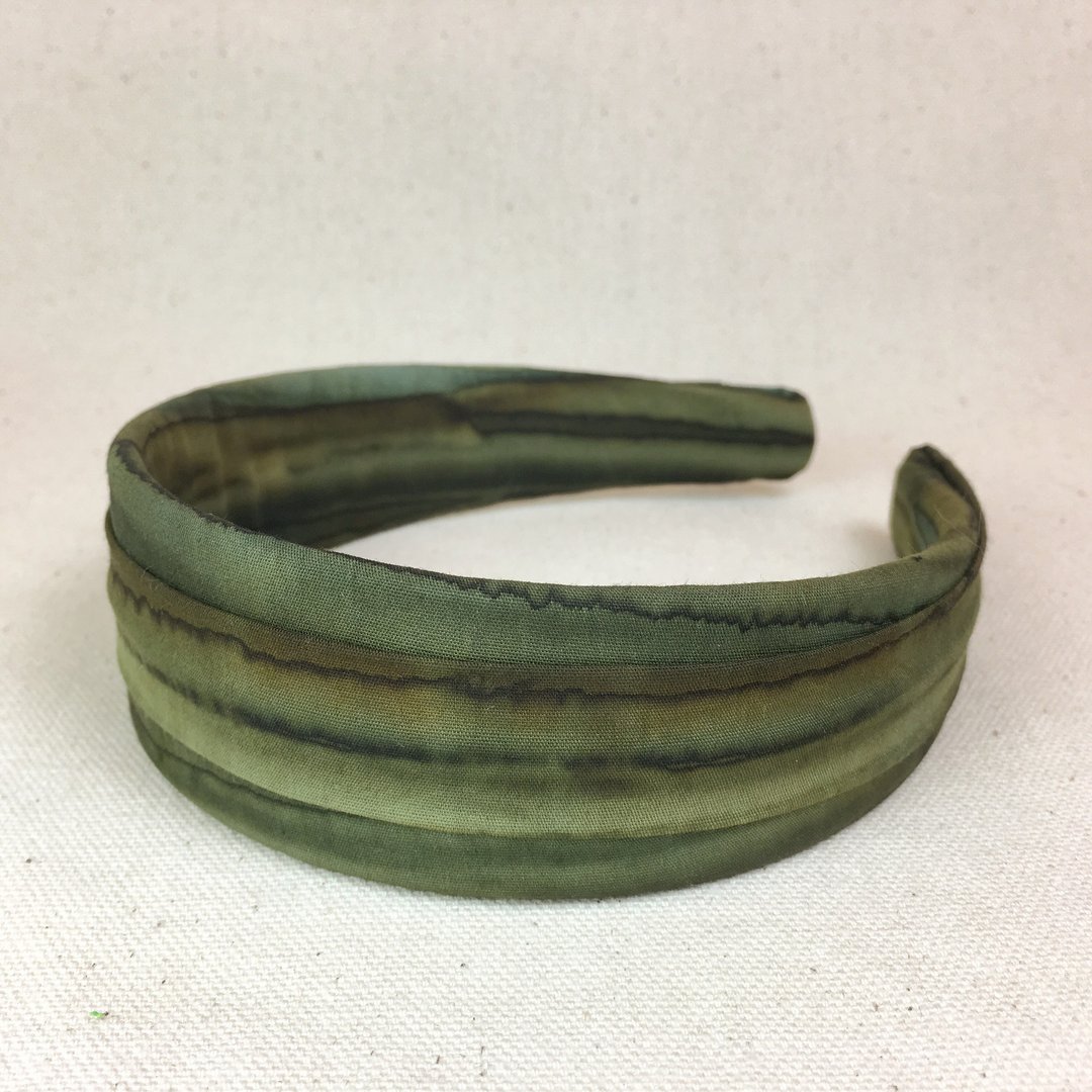 Mr.Tie 手工缝制包布发箍 Handmade Headbands 编号028 - 发饰 - 棉 绿色