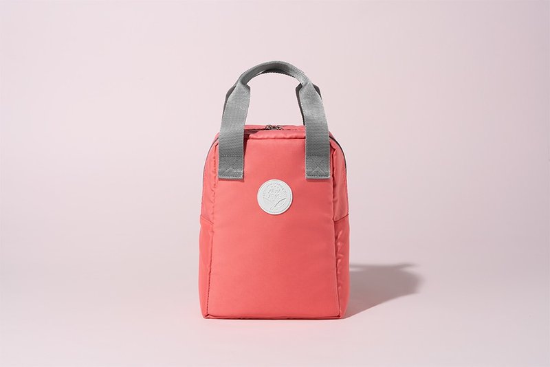 吃饱饱不滴餐袋- 蜜桃红 - 便当盒/饭盒 - 聚酯纤维 红色