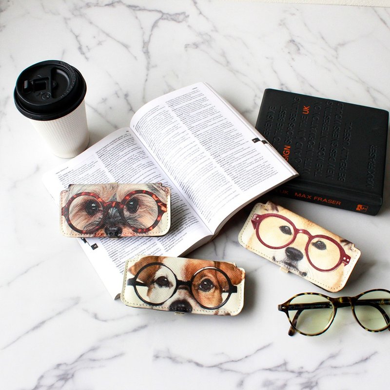 随身眼镜套 Calmo Eyeglass Case  Animal Print - 其他 - 其他人造纤维 白色