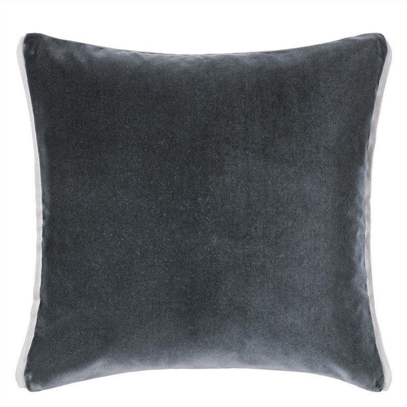 英国抱枕/靠枕 Varese Graphite & Platinum - 43x43cm - 枕头/抱枕 - 棉．麻 灰色