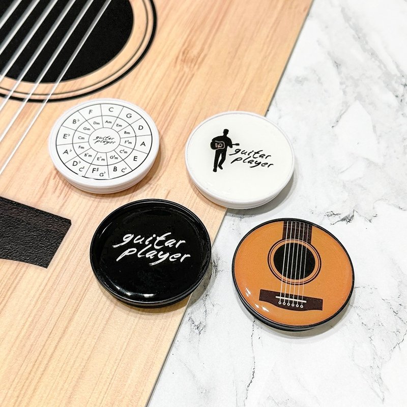 Guitar Player 吉他手机气囊支架 五度圈 音乐 礼物 3C 手机支架 - 手机配件 - 塑料 卡其色