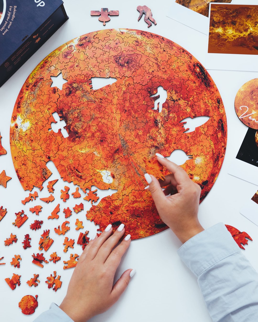 Venus Wood Adult Jigsaw Puzzles, Space Wood Puzzle, Birthday Gift for Her - 拼图 - 木头 