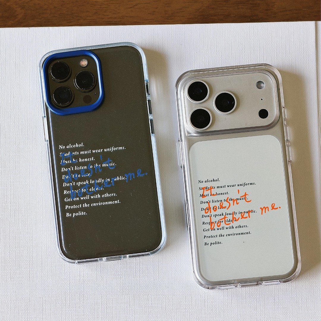 定制化  It does not bother me Clear 手机壳 - 手机壳/手机套 - 其他材质 透明