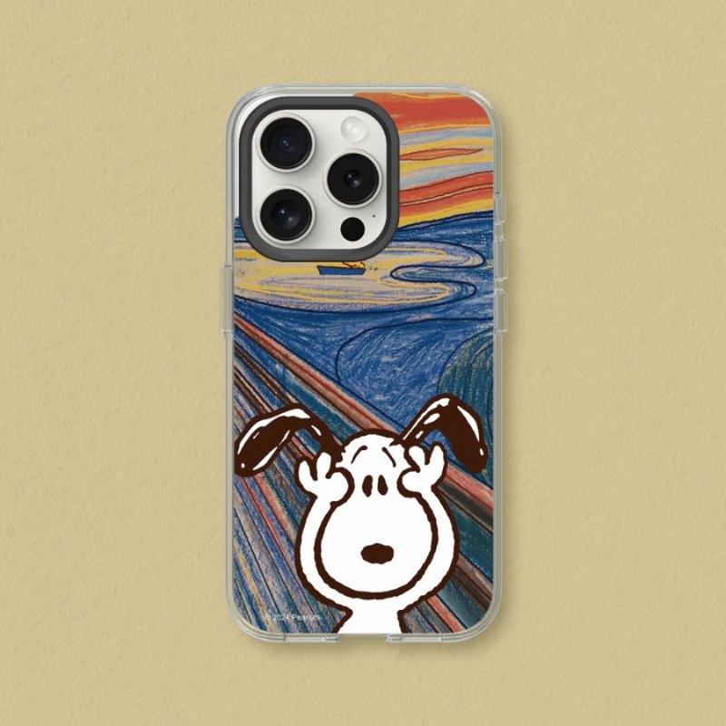 Clear透明防摔手机壳∣史努比X顶尖艺术大师/呐喊-2 for iPhone - 手机配件 - 塑料 透明