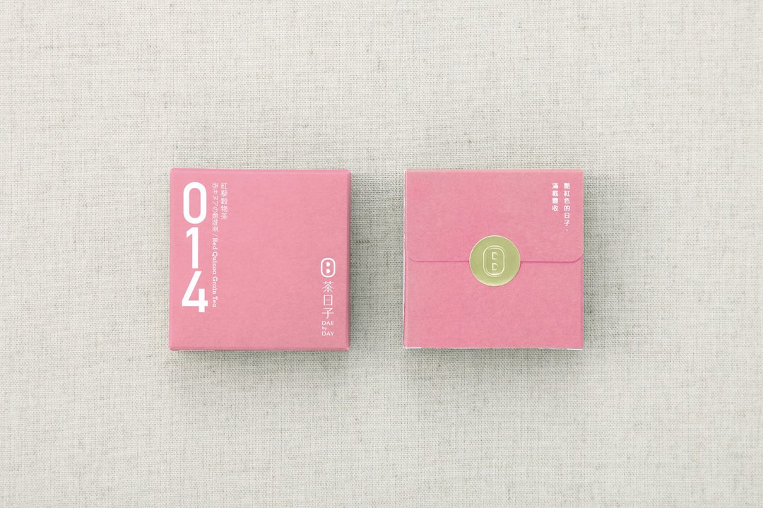 【茶包】 Dae 014 | 红藜谷物茶 一日正好 随身盒 (茶包2入/盒) - 茶 - 新鲜食材 粉红色