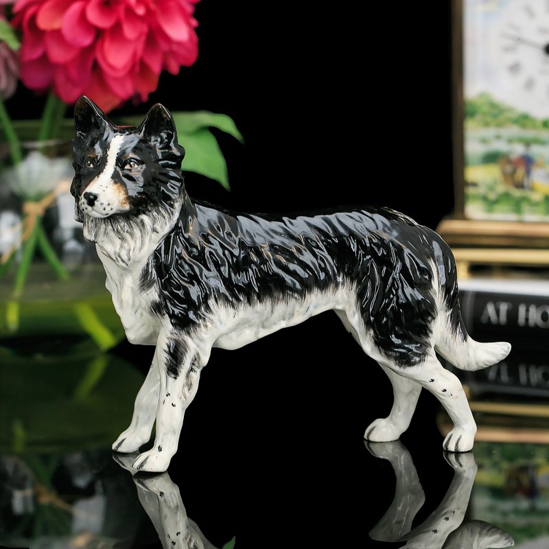 Royal Doulton世界名犬边境牧羊犬Border Collie手绘陶瓷狗工艺品 - 摆饰 - 瓷 