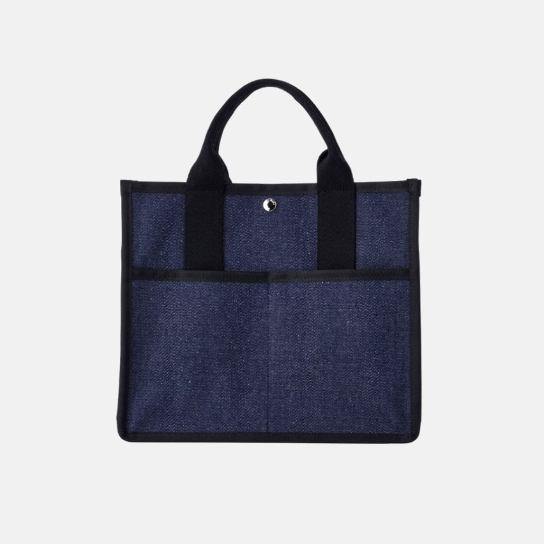 RoiBag 蓝色牛仔 - 手提包/手提袋 - 棉．麻 蓝色