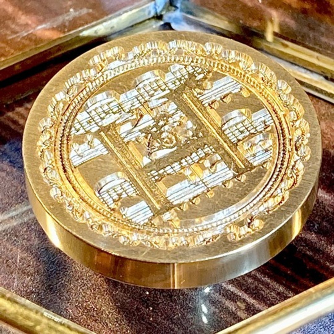 火漆印章头 字母 H 音乐 乐器 乐谱 - 印章/印台 - 橡胶 
