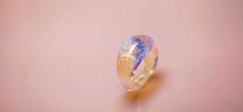 Light red universe - 戒指 - 其他金属 