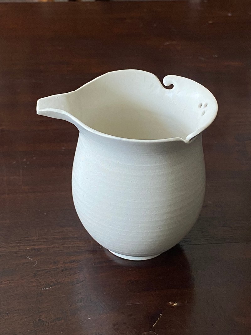 如意花边茶海 - 茶具/茶杯 - 陶 白色