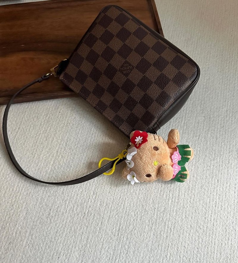 中古包 LV路易威登 LV棋盘小方胖 - 手提包/手提袋 - 其他材质 咖啡色