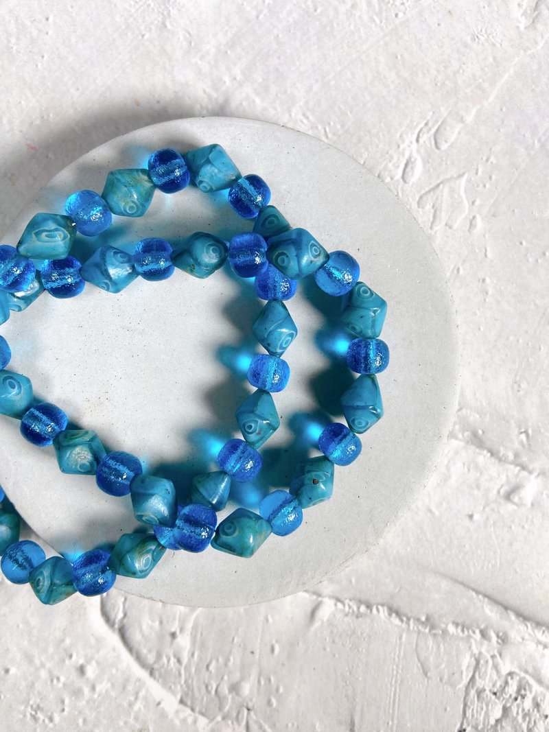 项链//西亚琉璃珠 - 项链 - 琉璃 绿色