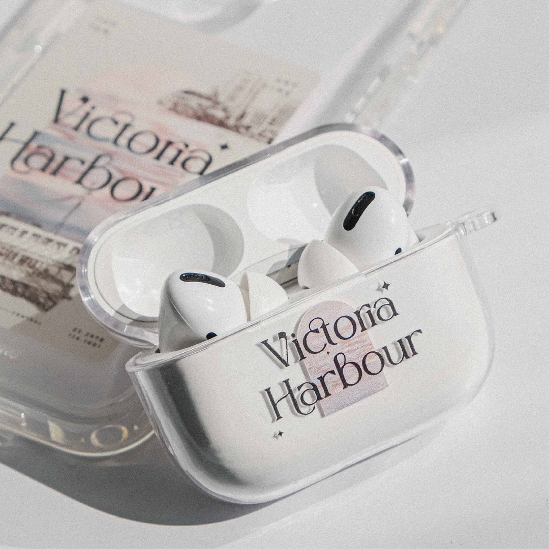 香港品牌 Victoria Habour 透明 AirPods Case - 耳机收纳 - 塑料 