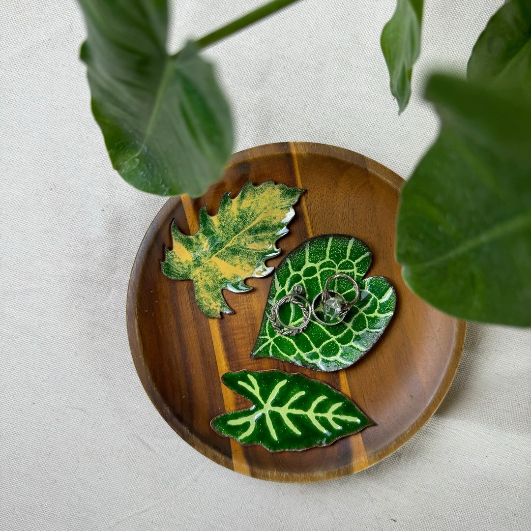观叶小碟 - 收纳用品 - 铜/黄铜 多色