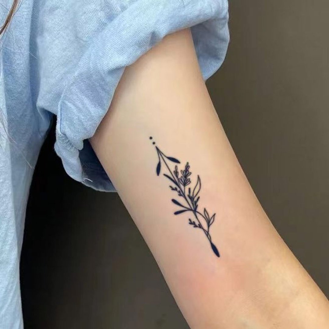 发3张【3款蔷薇花】半永久草本纹身贴甜酷仿真持久防水效果超好 - 纹身贴 - 纸 多色