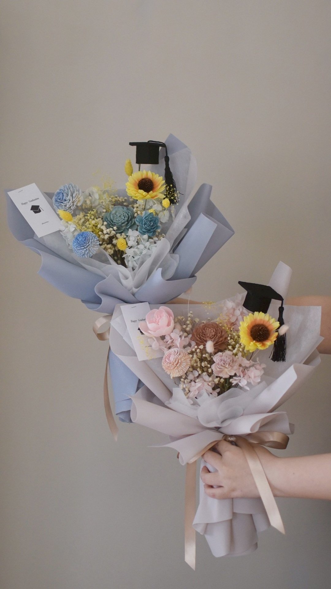/毕业花束 A 款/教师节 情人节 毕业季 干燥花 太阳花 - 干燥花/捧花 - 植物．花 多色
