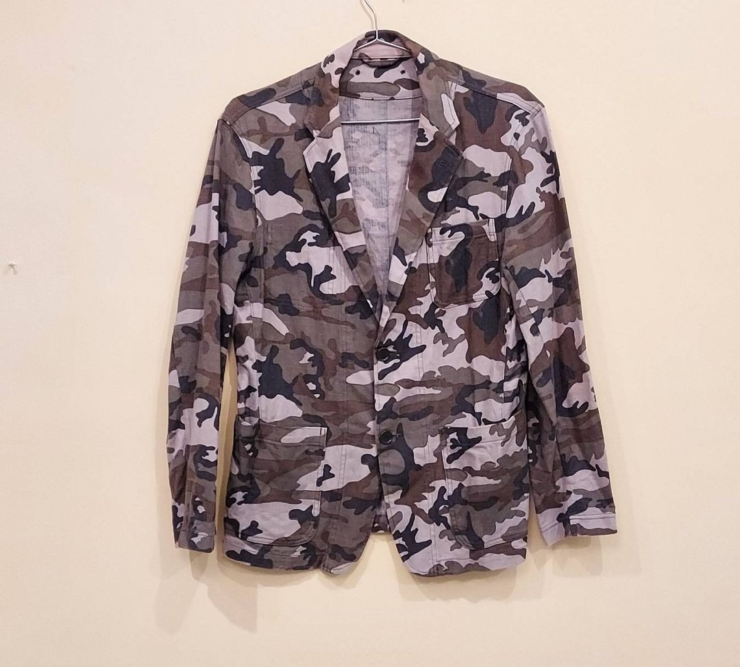日本精品品牌 Sophnet 迷彩老西装  绝版老品 品相完整干净 - 男装西装外套 - 棉 