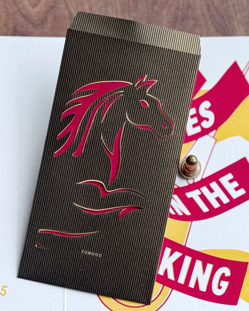 马跃新程_ 创意红包袋 马年红包袋 -1入/组 - 红包/春联 - 纸 黑色