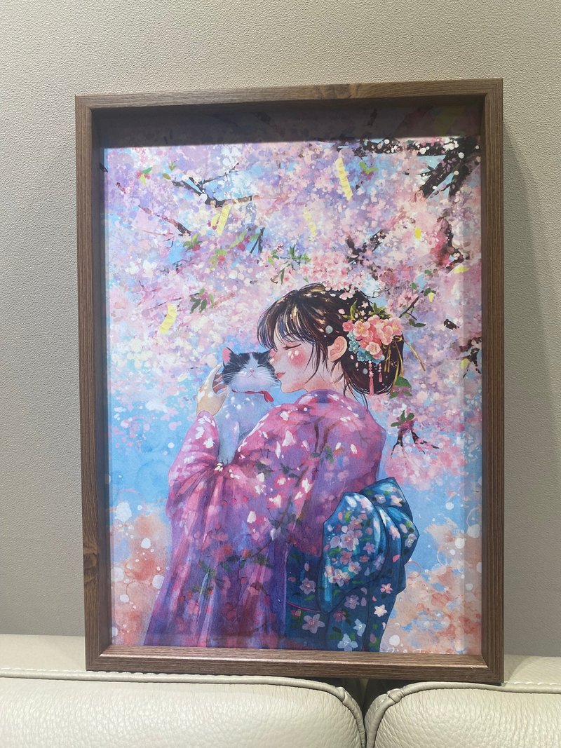 樱花女孩 A3 海报 - 海报/装饰画/版画 - 纸 