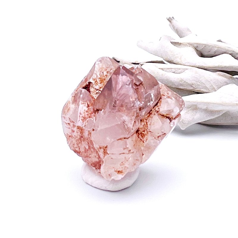 暮红。原矿 净化 疗愈 冥想 高频水晶  l 红泥骸骨水晶 l - 摆饰 - 水晶 多色